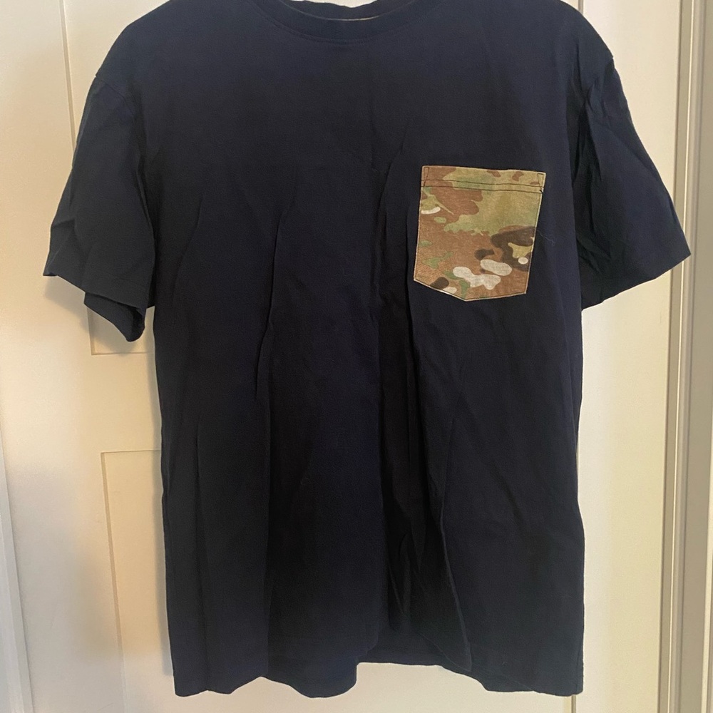 GBRS Men's Shirt with Camouflage Pocket, L